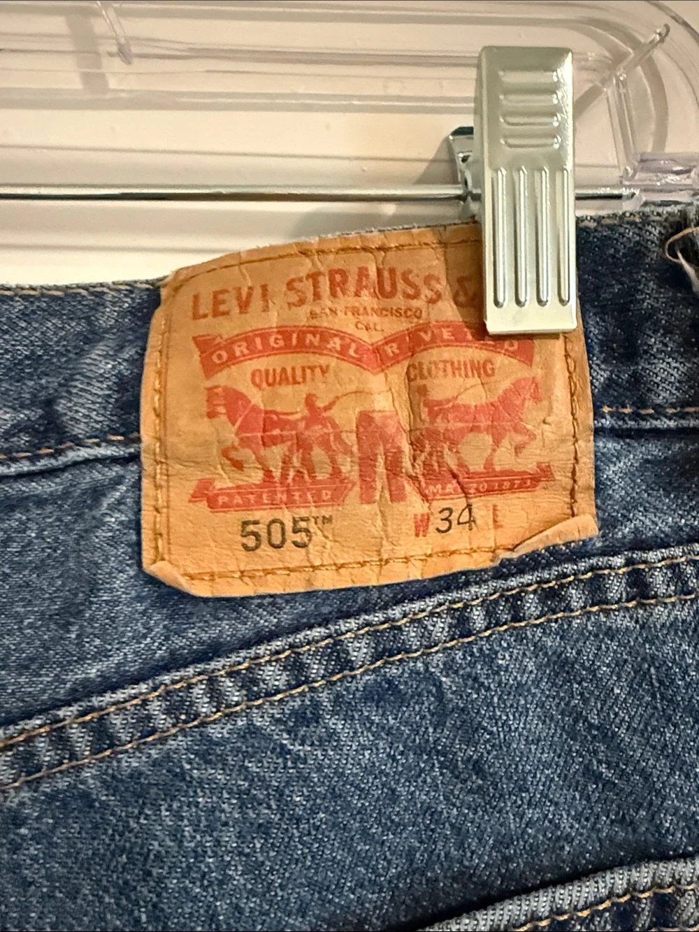 Men’s Levi’s 505 Denim Shorts 34